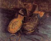 文森特 威廉 梵高 : 一双鞋，一只倒置